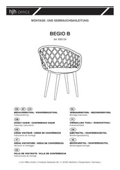 HJH office BEGIO B 830124 Assembly Instructions Manual