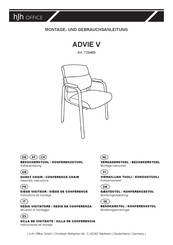 HJH office ADVIE V 729469 Assembly Instructions Manual