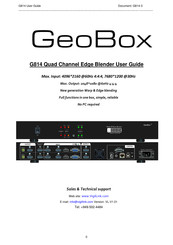 GeoBox G814 User Manual