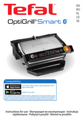 TEFAL OPTIGRILL SMART GC730D34 Instructions For Use Manual