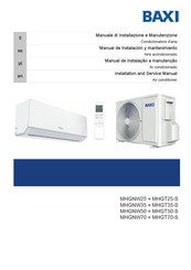 Baxi MHG70 Installation And Service Manual