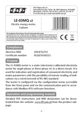 F&F LE-03MQ v2 Manual