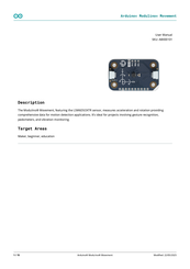 Arduino Modulino Movement User Manual
