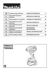 Makita TW007GM201 Instruction Manual