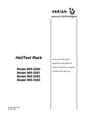 Varian HeliTest 969-3583 Instruction Manual