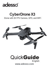 Adesso CyberDrone X3 Quick Start Manual