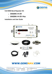 Gems GNSSRK-M-DV-Max Installation And User Manual