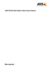Axis Q1656-DLE User Manual