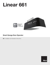 Nice LINEAR661-C7 Assembly, Installation And Operation Instructions
