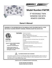 SeasonsComfort FWF9R Owner's Manual