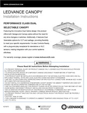 Ledvance CANOPY Installation Instructions Manual