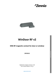 Zennio ZRFWDV2DB User Manual