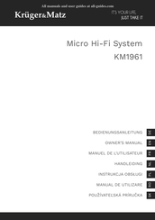Krüger & Matz KM1961 Owner's Manual