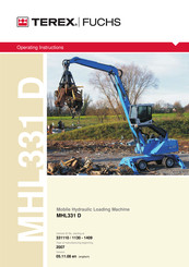 Terex MHL331 D Operating Instructions Manual