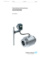 Endress+Hauser FLOWSIC900 Operating Instructions Manual
