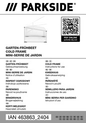 Parkside 463863 2404 Instructions For Use Manual