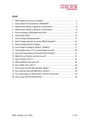 HAWE Hydraulik EV2D Frequently Asked Questions Manual