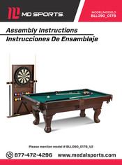 Md Sports Barrington BLL090 017B Assembly Instructions Manual