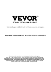 VEVOR CZPC40X40T Instruction Manual