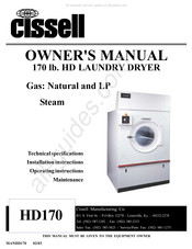 Cissell HD170 Owner's Manual