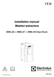 Electrolux Professional Clean Room WB6-20CR Installation Manual