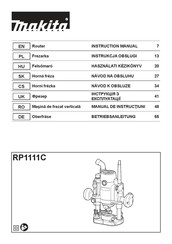 Makita RP1111CJ Instruction Manual