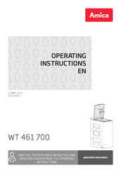 Amica WT 461 700 Operating Instructions Manual