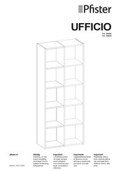 Pfister UFFICIO 90693 Manual