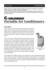Koldwave 7KK21 Owner's Manual