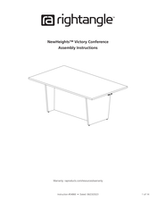 RightAngle NewHeights Victory Conference Assembly Instructions Manual