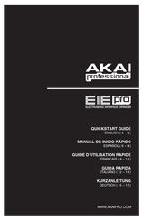 Akai EIE Pro Quick Start Manual