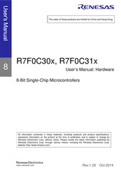 Renesas R7F0C31062ESN User Manual