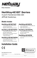 Altronix NetWay4E1BTWP Installation Manual