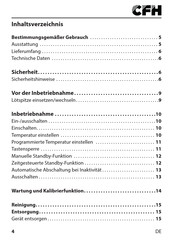 CFH LD 222 Manual