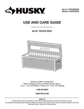 Husky 1001830422 Use And Care Manual