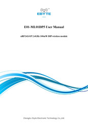 Ebyte E01-ML01SP4 User Manual