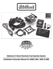 Edelbrock 3600 Installation Instructions Manual