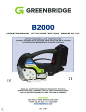 Greenbridge B2000 Operation Manual