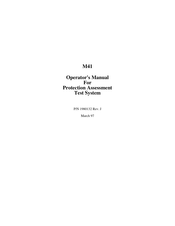TSI Instruments M41 Operator's Manual