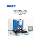 Pace TF 2500 BGA Operation And Maintenance Manual