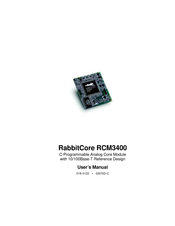 RabbitCore RCM3400 User Manual
