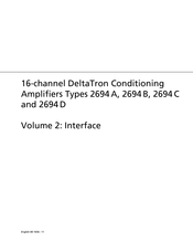 BRUEL & KJAER 2694B Manual