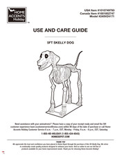 Home Accents Holiday 1001852747 Use And Care Manual