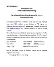 Conceptronic 100i Quick Start Manual