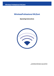 RP GROUP WirelessProfessional WLZent Operating Instructions Manual