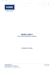 HME NEXEO HDX Installation Manual