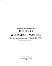 Mahindra TORRO 25 Workshop Manual