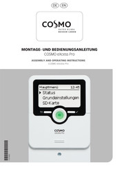 Cosmo eXcess Pro Assembly And Operating Instructions Manual