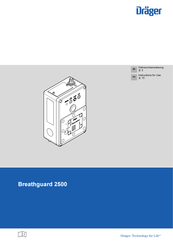Dräger Breathguard 2500 Instructions For Use Manual