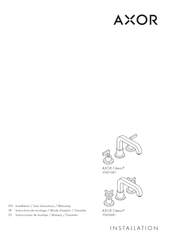 Hans Grohe AXOR Citterio 39436 1 Series Installation/User Instructions/Warranty